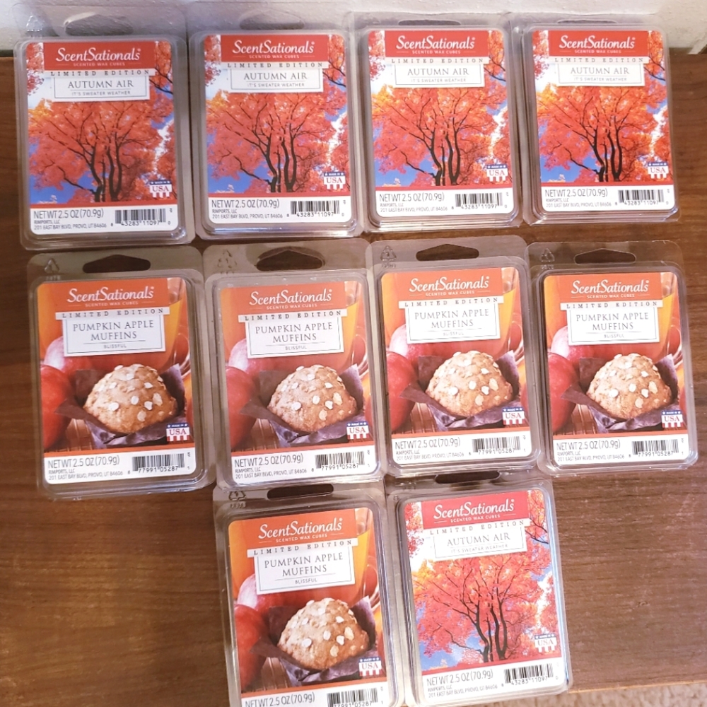 ScentSationals Wax Cubes Lot of 10 2.5oz each - Picture 1 of 1